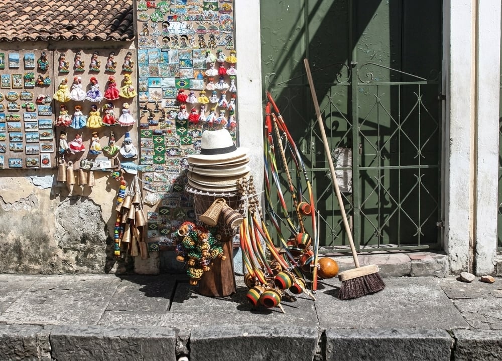 Vivência de português em uma paisagem de Salvador