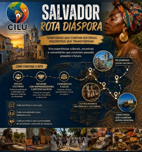 Cartaz oficial da Rota Diáspora